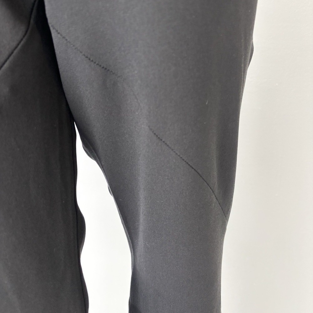 Kenneth Cole Reaction Black Capri Dress Pants Y2K Office Siren Quiet Luxury M - Picture 8 of 16
